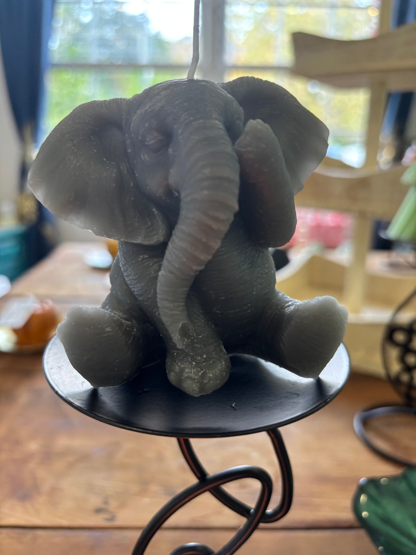Elephant Beeswax Candle