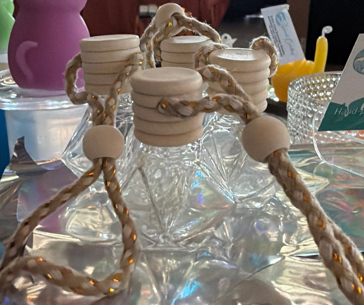 Car Diffuser, Non-toxic Scented Oil hanging crystal – available at Island Vibes & Island Candles in Charleston, SC