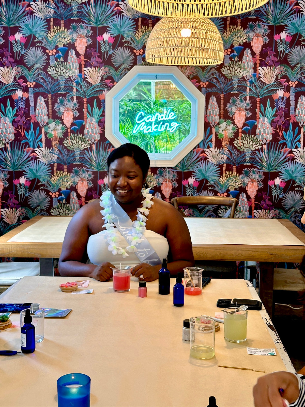 Private Candle Making Party options – hand-poured candle from Island Candles in Charleston, SC