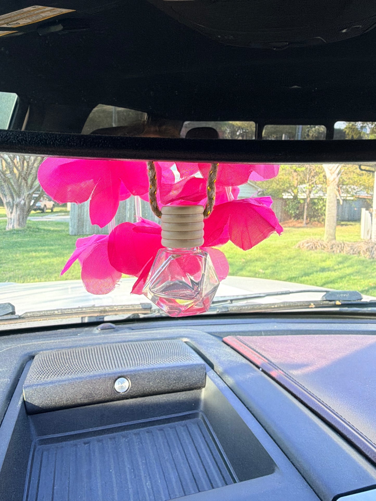 Car Diffuser, Non-toxic Scented Oil hanging crystal – available at Island Vibes & Island Candles in Charleston, SC