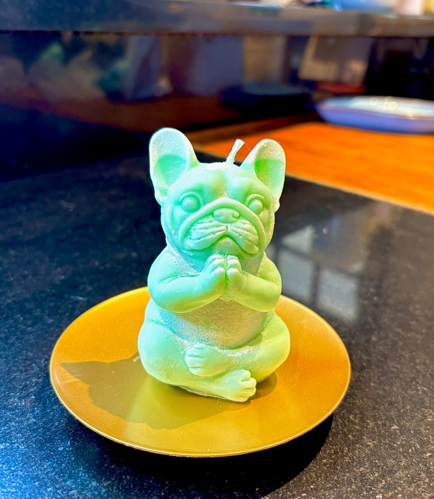 Yoga Pup 🧘♀️🐶 Beeswax Candle