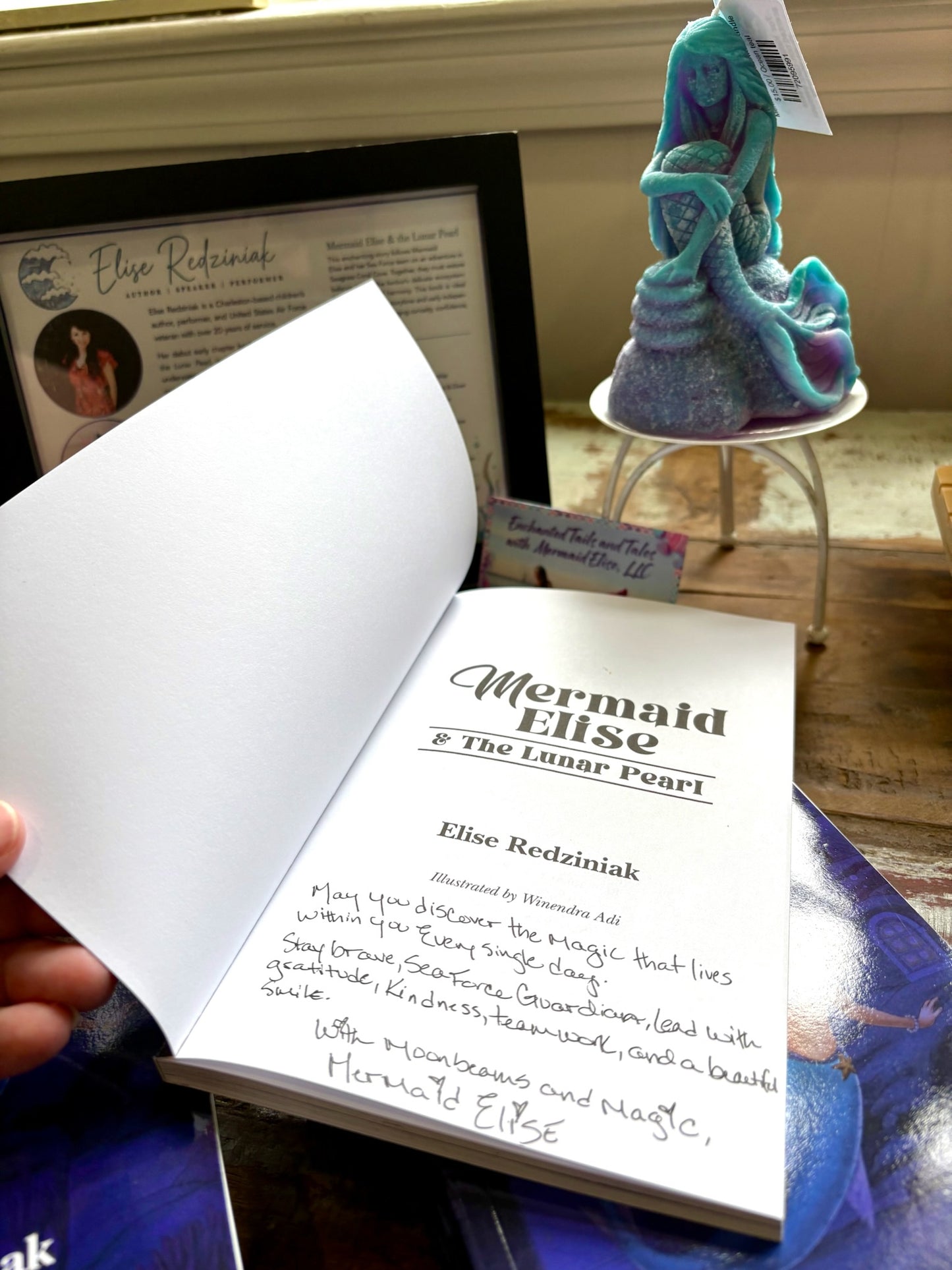 Mermaid Elise Book - Signed & Personalized