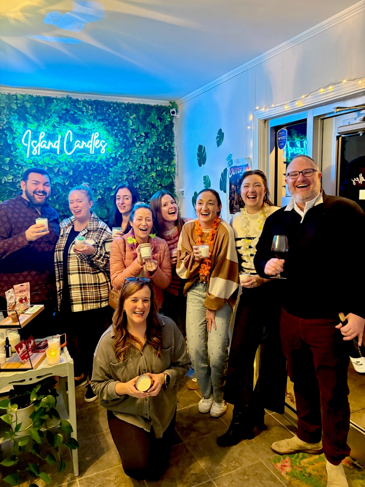 Private Candle Making Party options