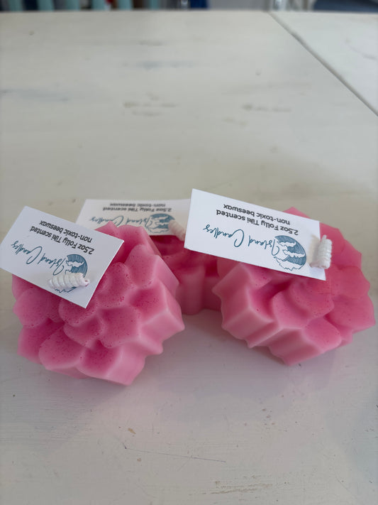 Rose Beeswax Candle