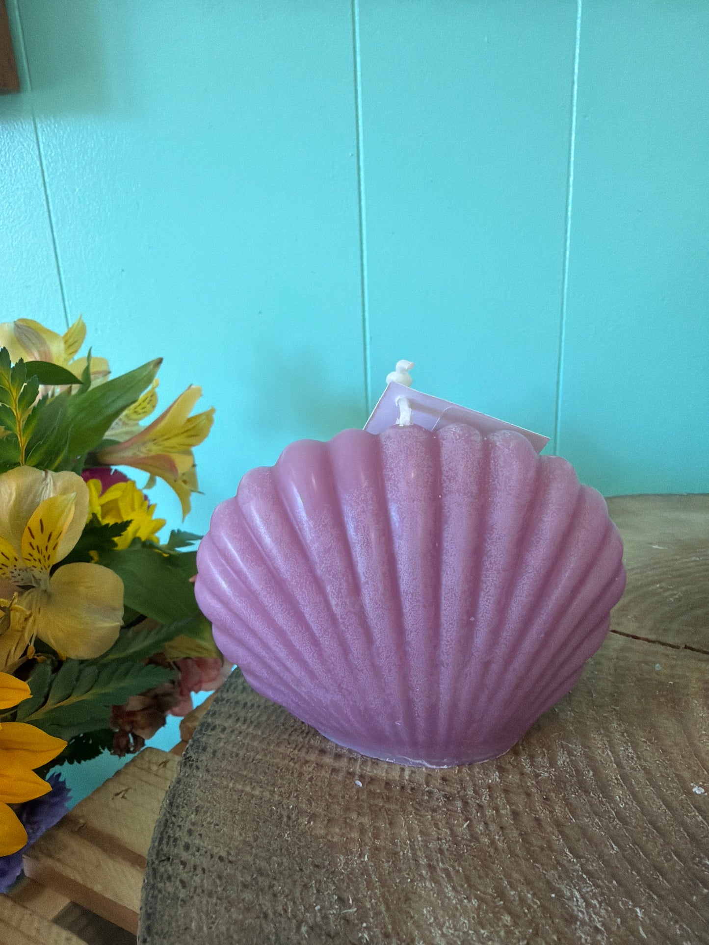 Sea Shell (large) Beeswax Candle