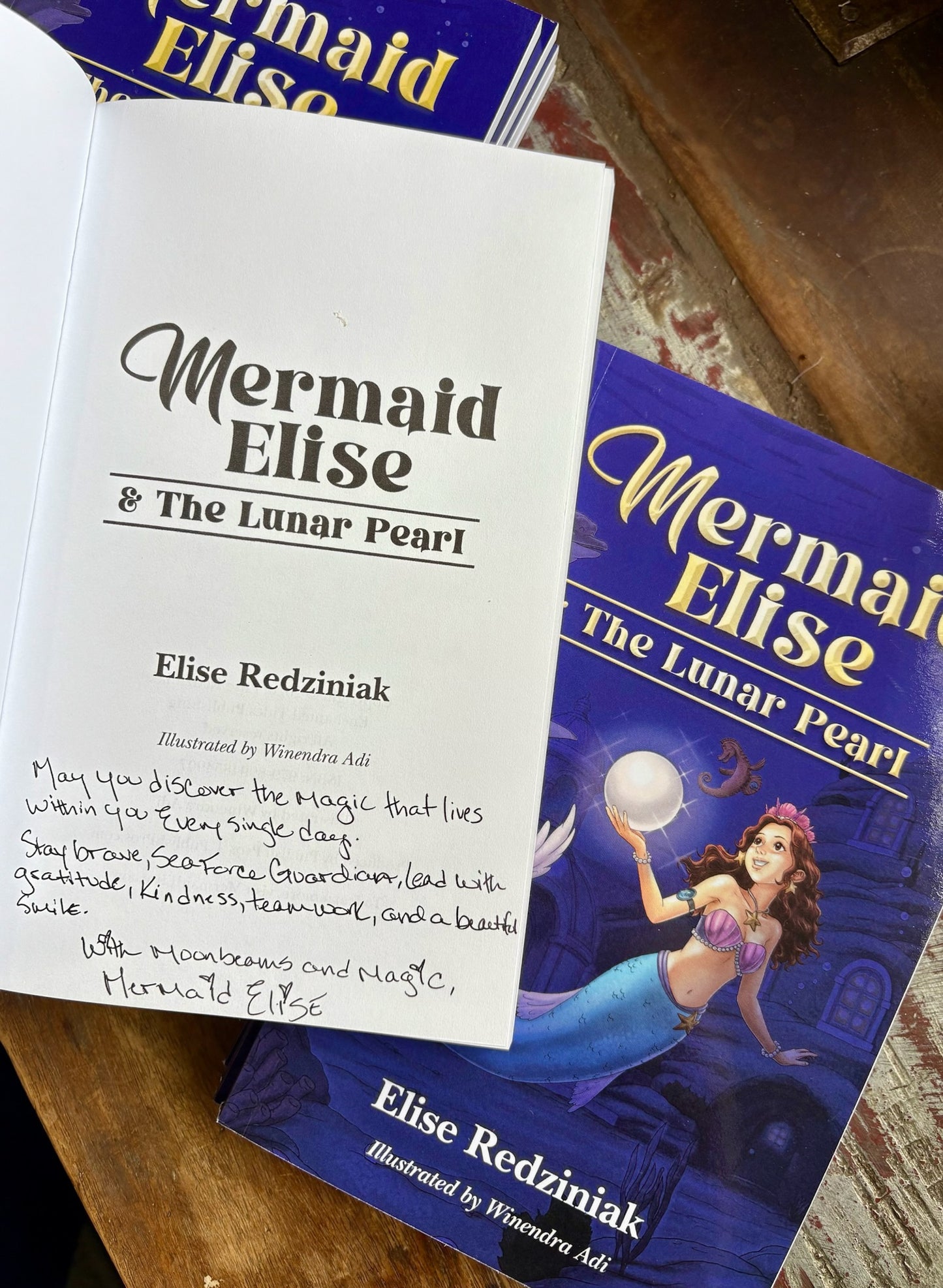 Mermaid Elise Book - Signed & Personalized