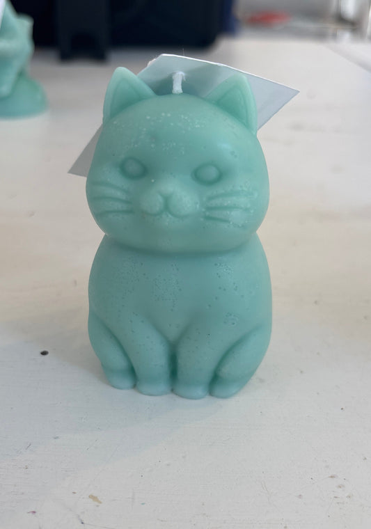 Kitty Cat Beeswax Candle