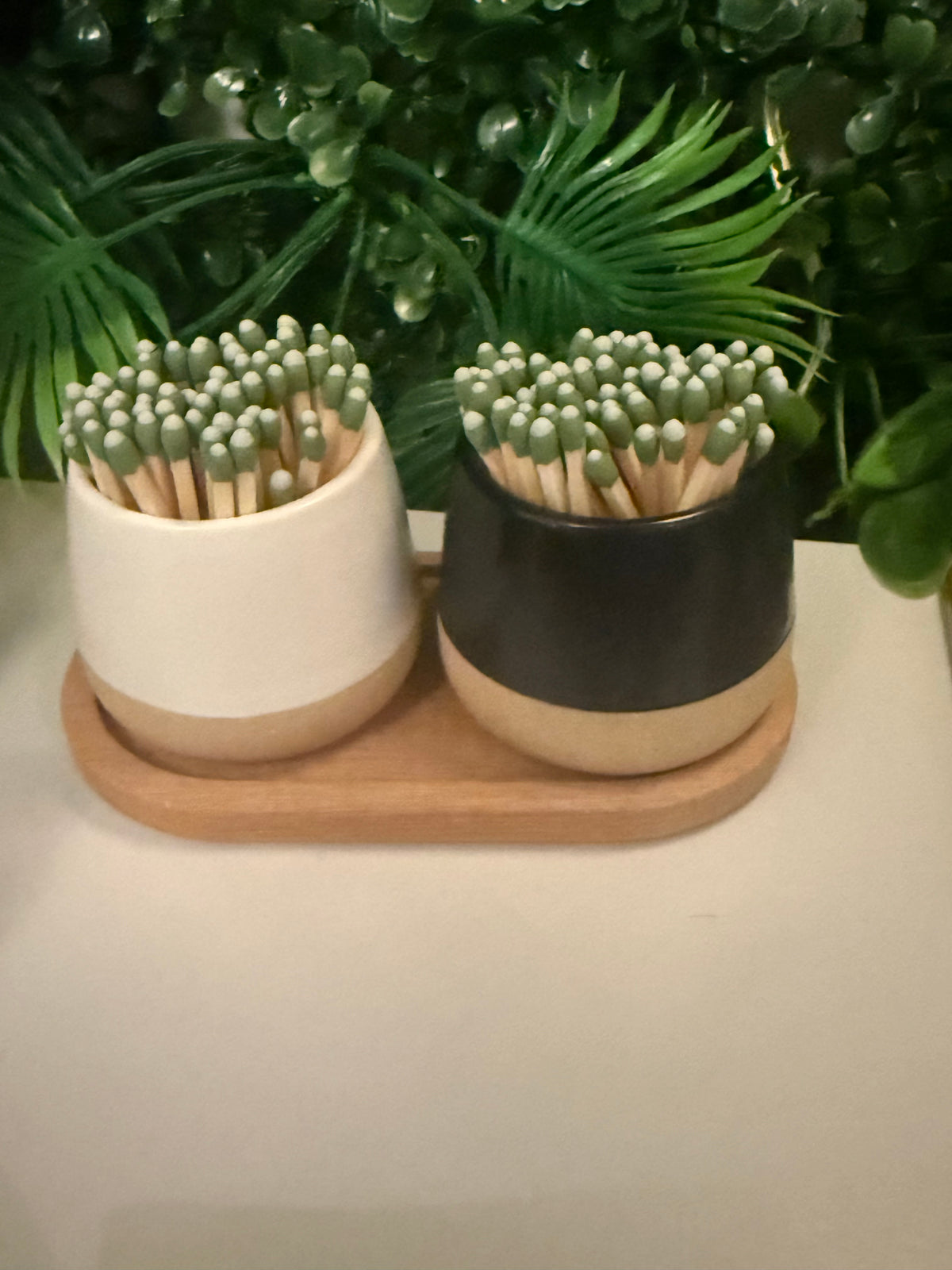 Match Holders w/ Greenlight matches – available at Island Vibes & Island Candles in Charleston, SC