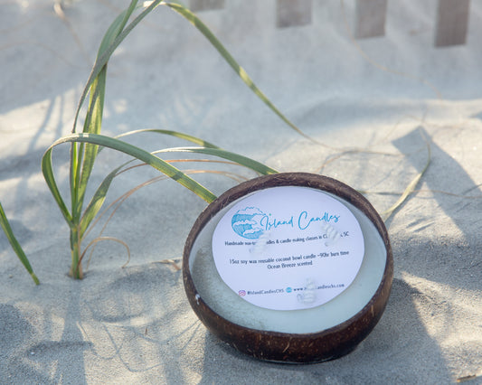 16oz Coconut 3 wick Soy Wax Candle