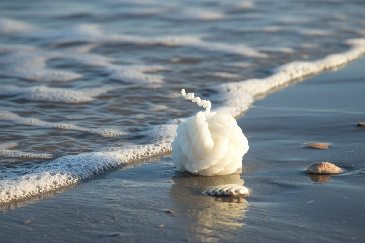 Nautical Knot Beeswax Candle