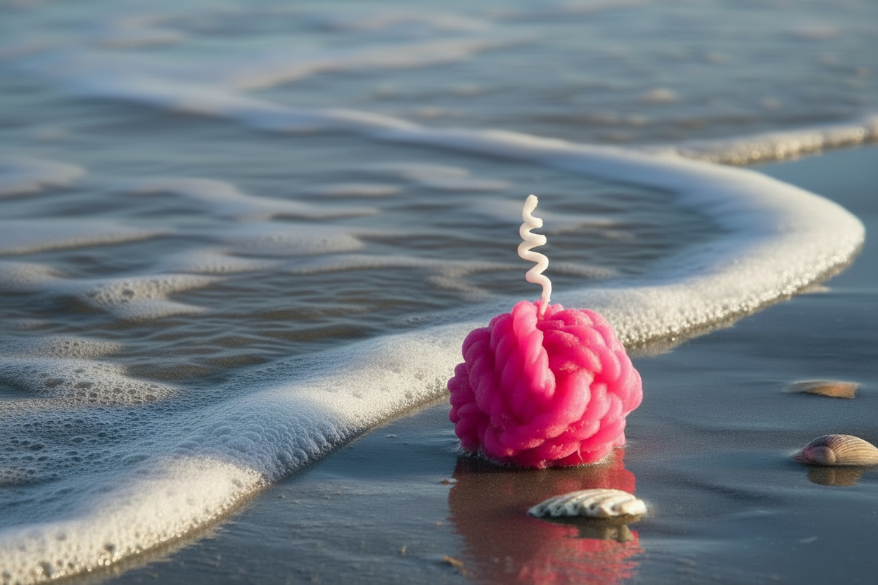 Nautical Knot Beeswax Candle