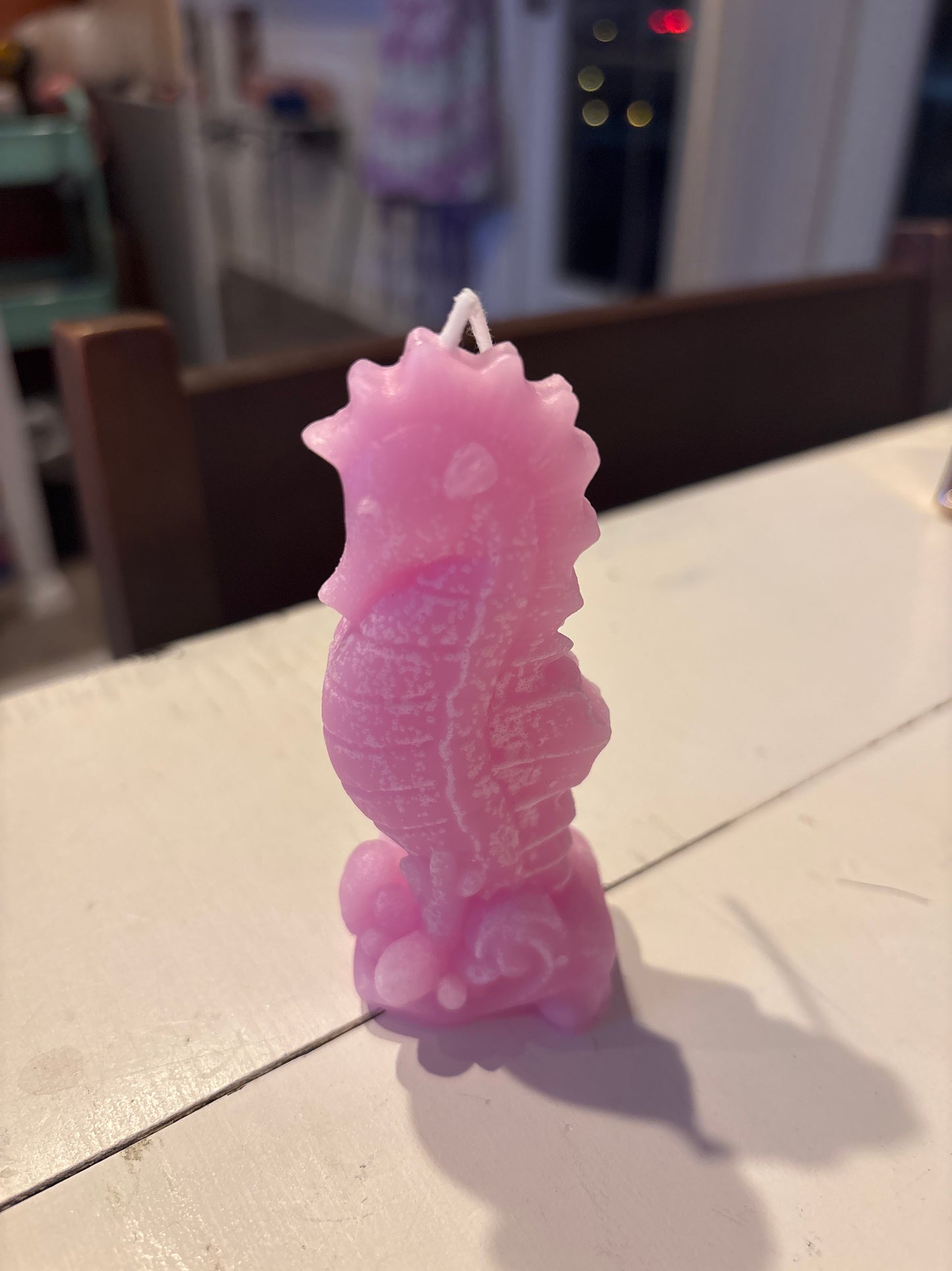 Seahorse 1.5oz Beeswax candle