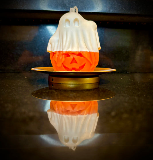 Ghost Pumpkin Beeswax Candle