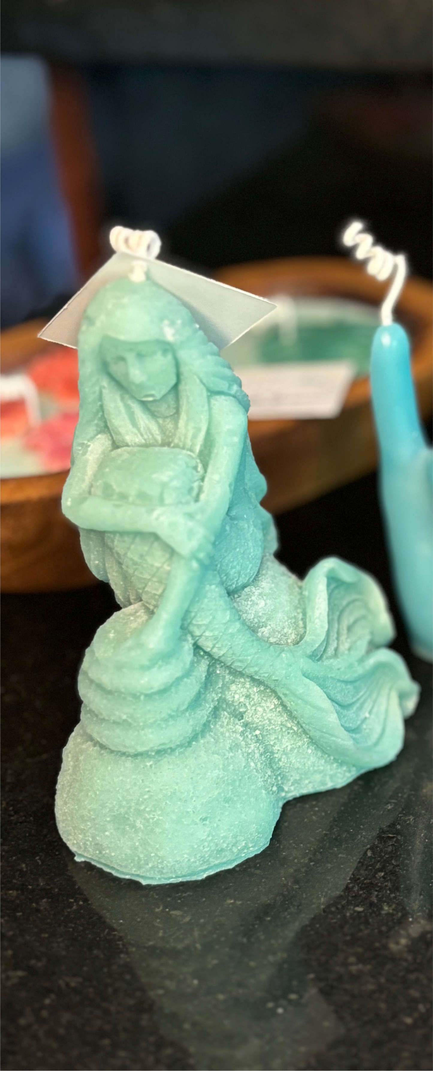 Mermaid 7oz Beeswax Candle