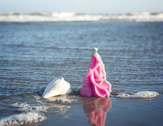 Mermaid 7oz Beeswax Candle