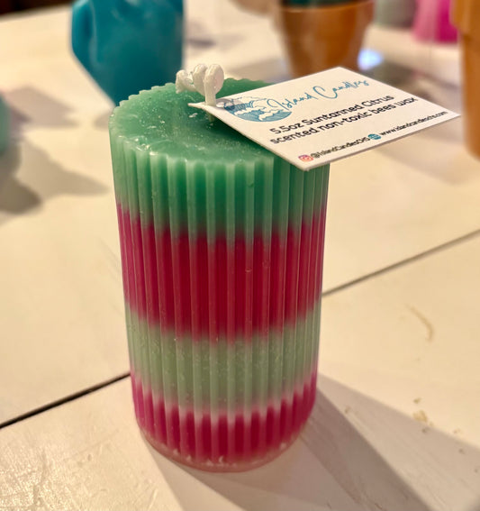 Pillar Beeswax 5.5oz Candle