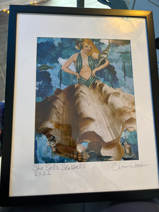 Vintage Collage Framed Art by Collage Kitsch