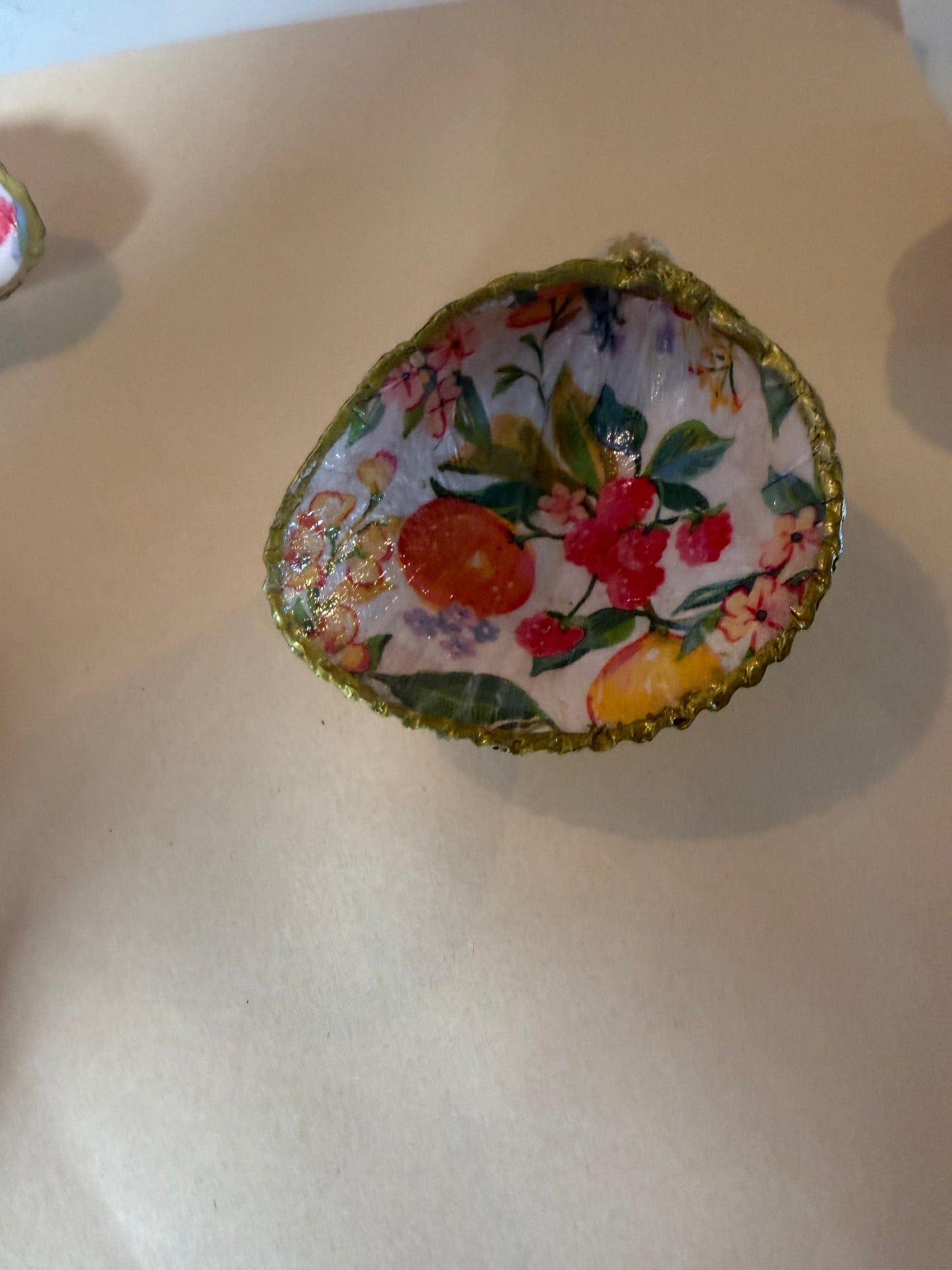 Decoupage Shell Art