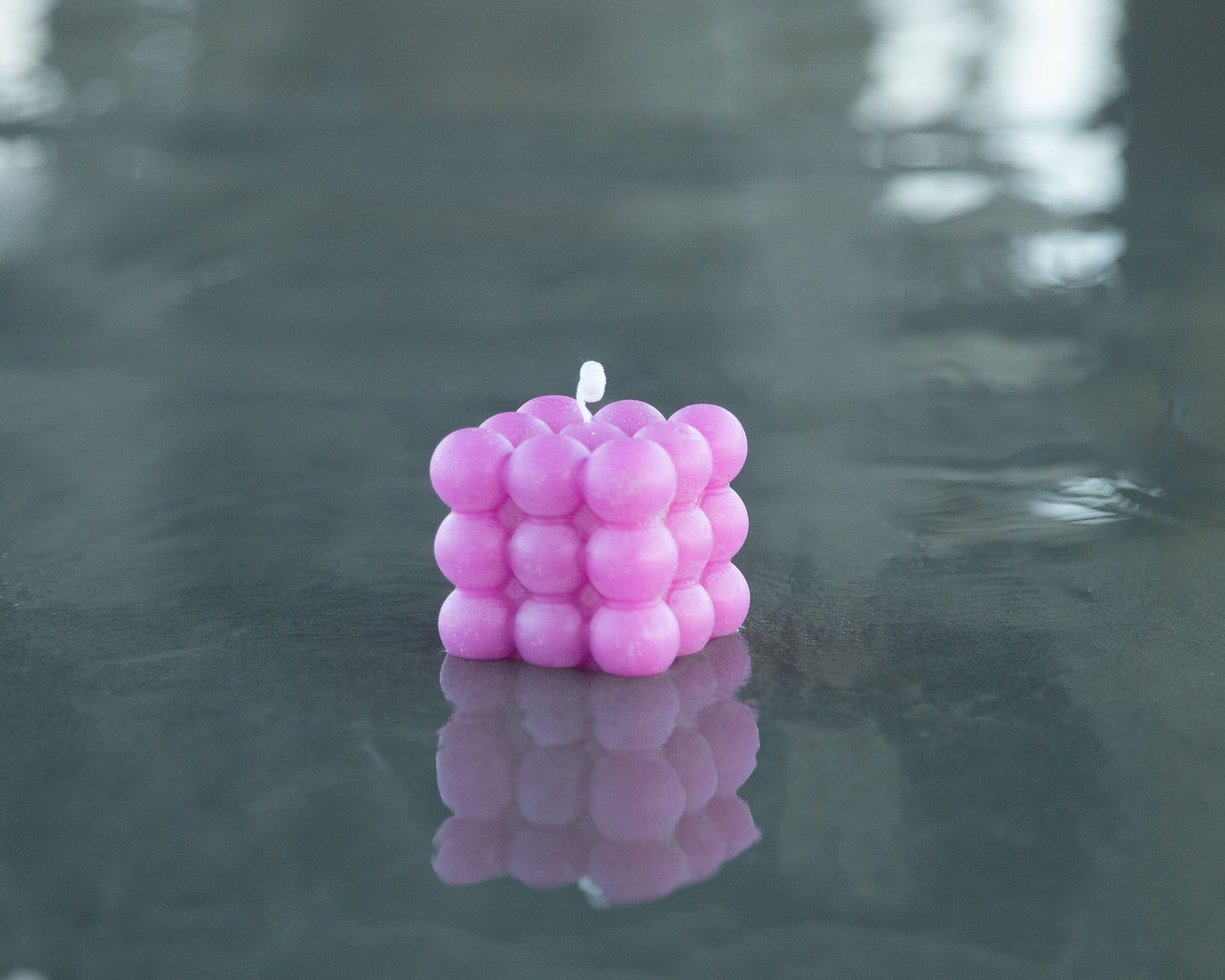 Bubble 5.5oz Beeswax Candle